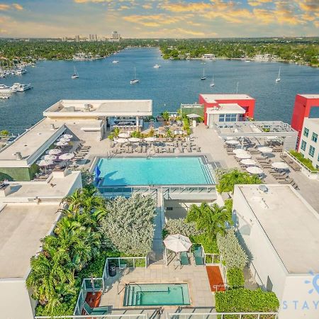 Rooftop Pool & Hot Tub - Gym - Hollywood Beach Daire Dış mekan fotoğraf