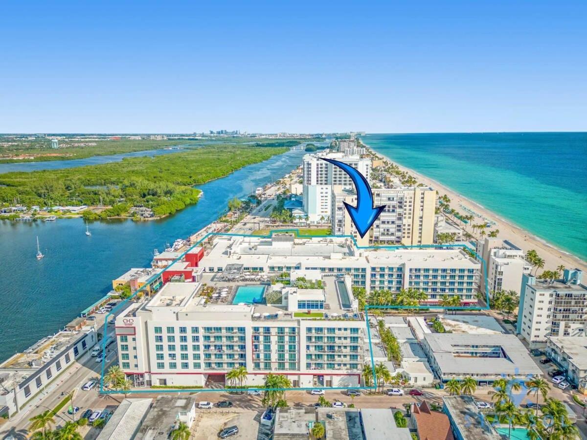 Rooftop Pool & Hot Tub - Gym - Hollywood Beach Daire Dış mekan fotoğraf