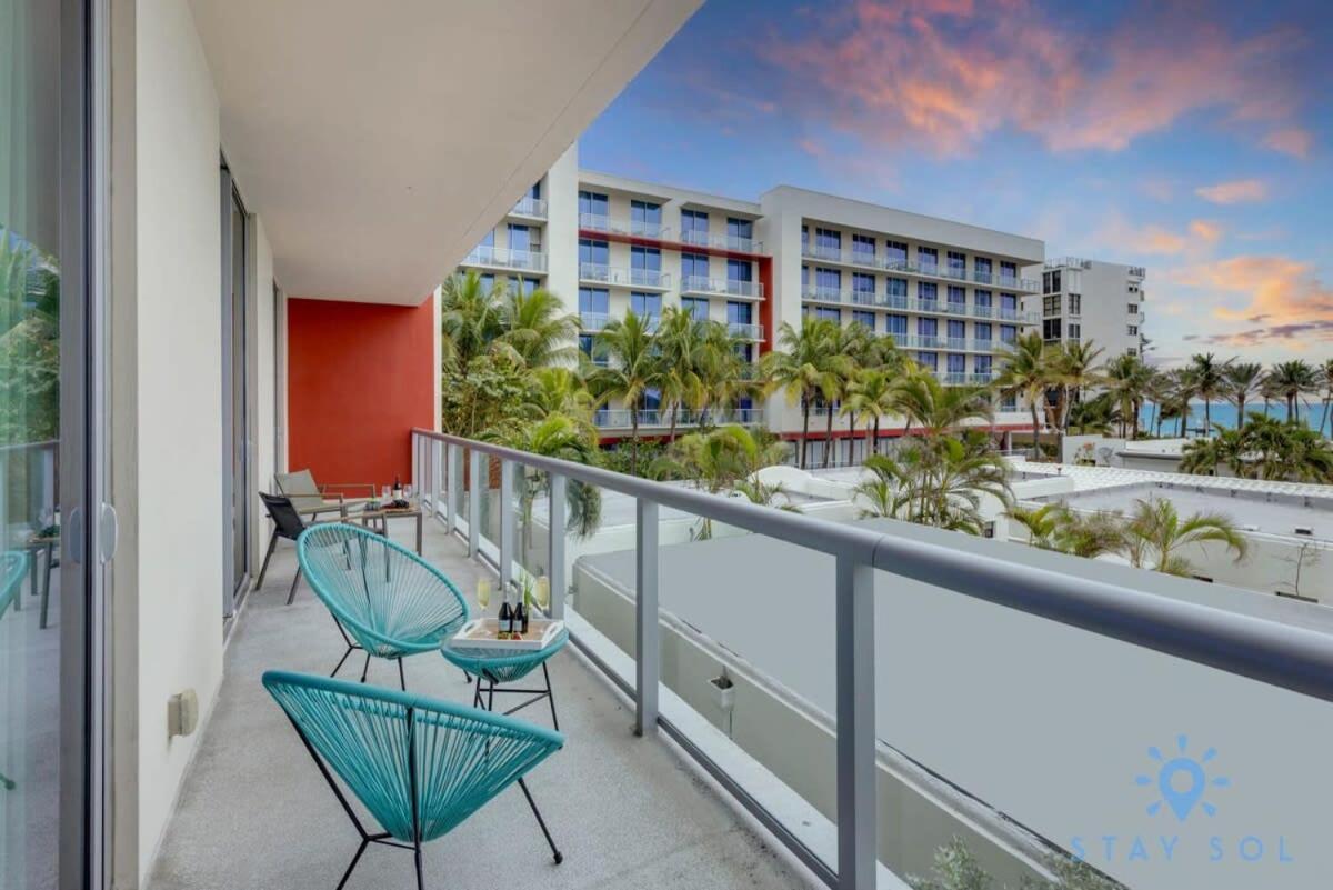 Rooftop Pool & Hot Tub - Gym - Hollywood Beach Daire Dış mekan fotoğraf