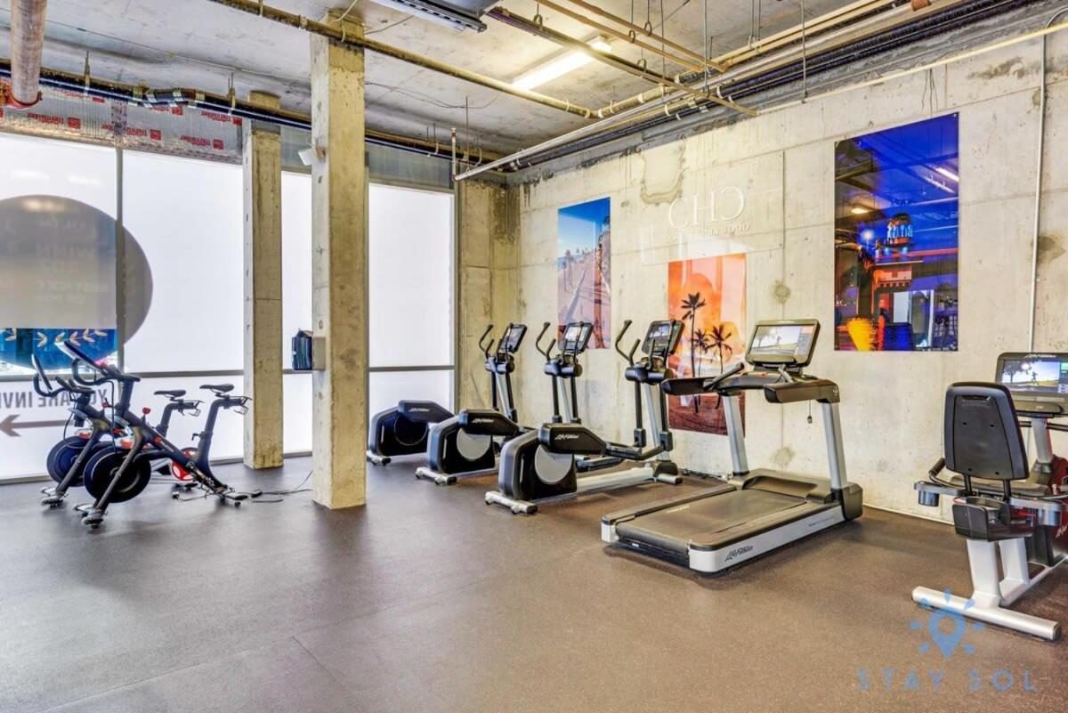 Rooftop Pool & Hot Tub - Gym - Hollywood Beach Daire Dış mekan fotoğraf