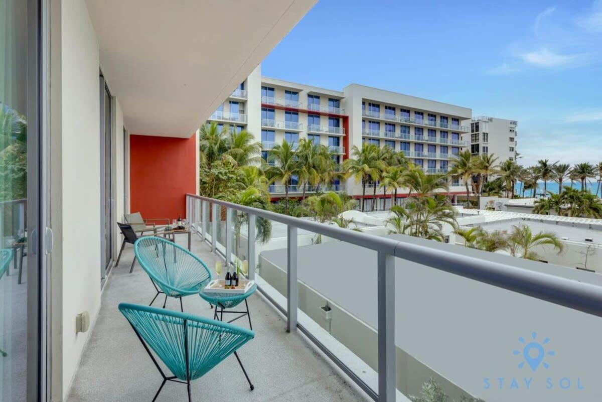 Rooftop Pool & Hot Tub - Gym - Hollywood Beach Daire Dış mekan fotoğraf