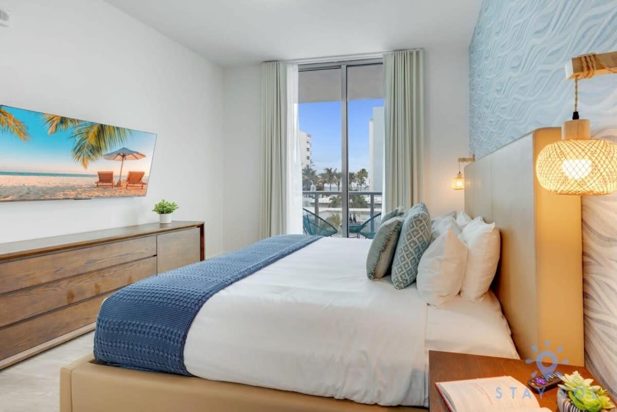 Rooftop Pool & Hot Tub - Gym - Hollywood Beach Dış mekan fotoğraf