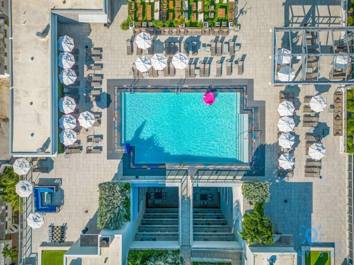 Rooftop Pool & Hot Tub - Gym - Hollywood Beach Daire Dış mekan fotoğraf