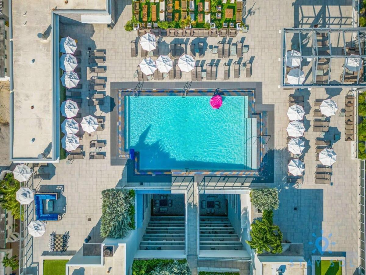 Rooftop Pool & Hot Tub - Gym - Hollywood Beach Dış mekan fotoğraf