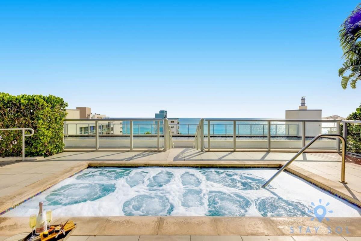 Rooftop Pool & Hot Tub - Gym - Hollywood Beach Daire Dış mekan fotoğraf