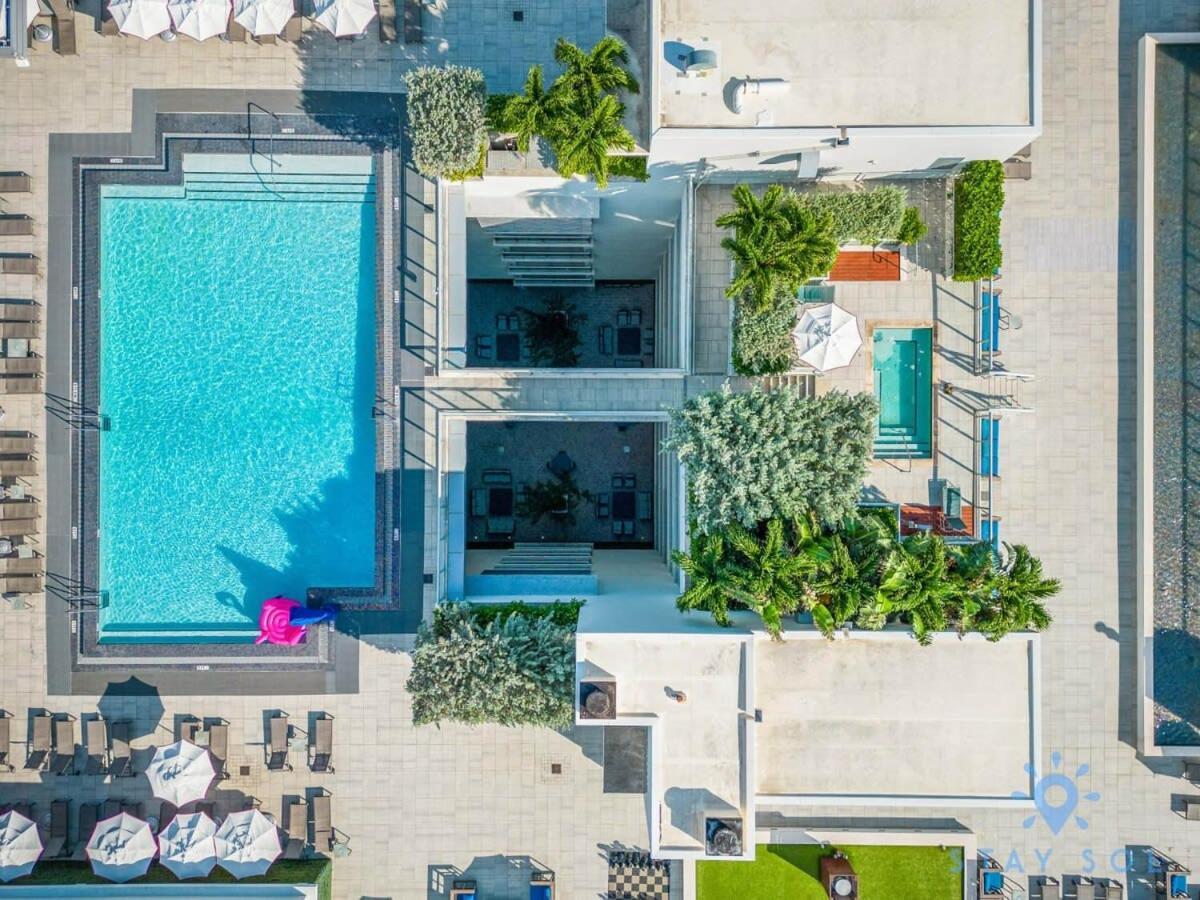 Rooftop Pool & Hot Tub - Gym - Hollywood Beach Daire Dış mekan fotoğraf